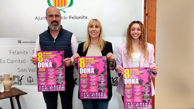“Felanitx amb veus de Dona”, el municipi dona protagonisme a les dones en els actes del 8M