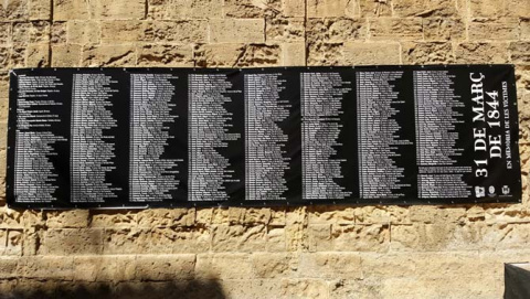 Totes les víctimes mortals de la caiguda de la Timba.  Amb nom i llinatges, edat, malnom i procedència.