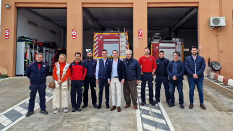 El president Galmés felicita les festes de Pasqua i agraeix la feina dels Bombers de Mallorca