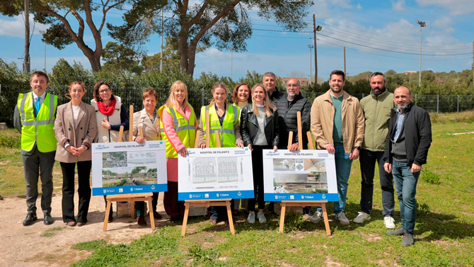 La presidenta Prohens assisteix a l’inici de la construcció del nou hospital d’atenció intermèdia de Felanitx