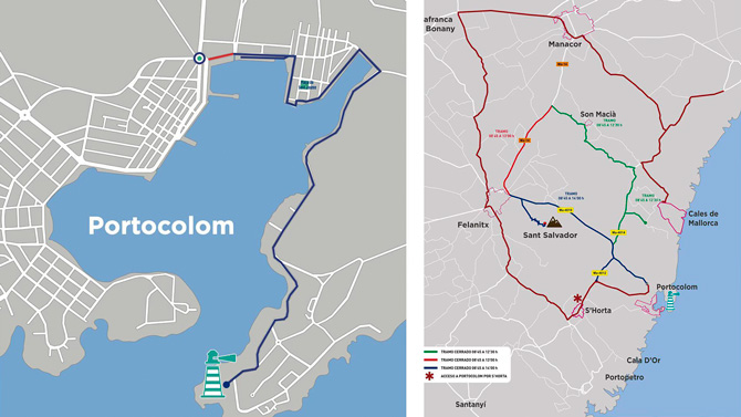 Avís important per restriccions de trànsit i aparcament pel Triatló Internacional de Portocolom