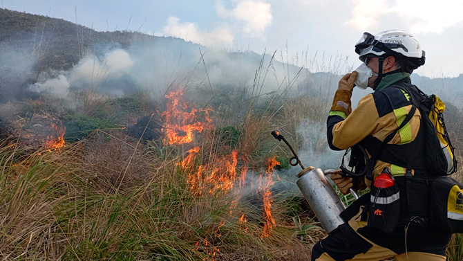 El Govern inicia l’època de risc alt d’incendis forestals després d’un any rècord en prevenció amb més de 1.100 hectàrees gestionades