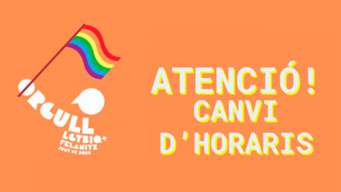 Canvi d'horaris en els actes de l'Orgull LGTBIQ+ de Felanitx