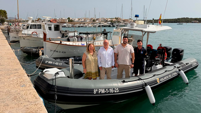 El Servei de Vigilància del Litoral del Govern duu a terme nou inspeccions i aixeca cinc actes a Portocolom