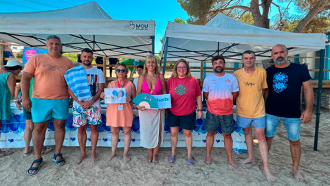 Felanitx es mulla per l’esclerosi múltiple a la platja de s’Arenal de Portocolom