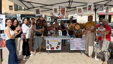 Trobada de grup de suport mare a mare a la lactància materna