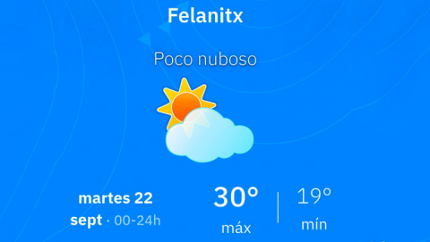 El temps d’avui a Felanitx: jornada estable, sense pluja i amb temperatures suaus